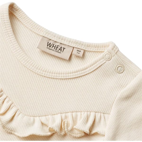 Wheat Cream Rib Body Ruffle Edith Supply