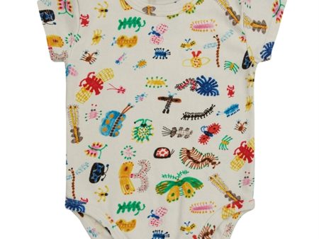 Bobo Choses Baby Funny Insects All Over Body Short Sleeve Offwhite Online