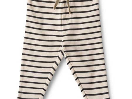 Wheat Navy Stripe Jersey Bukser Manfred Hot on Sale