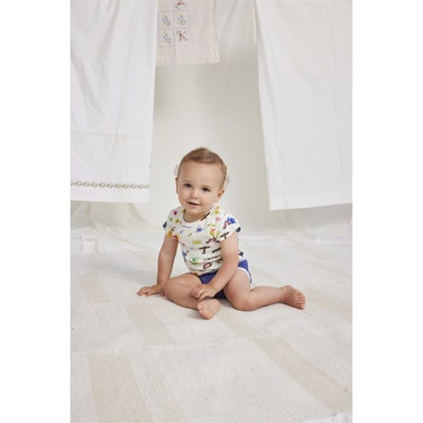 Bobo Choses Baby Funny Insects All Over Body Short Sleeve Offwhite Online