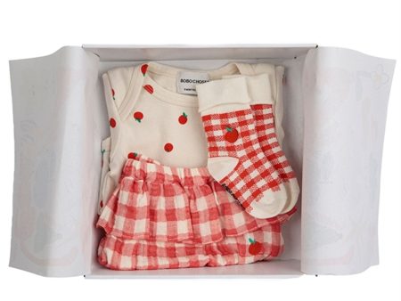 Bobo Choses Baby Tomato Body og Vichy Accessories Gaveæske Offwhite Online Sale