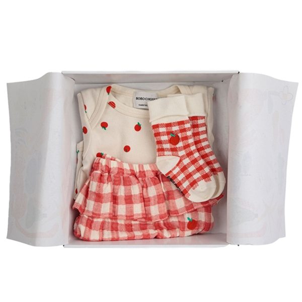 Bobo Choses Baby Tomato Body og Vichy Accessories Gaveæske Offwhite Online Sale