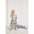 Bobo Choses Baby Madras Checks Woven Overall Short Sleeve Multicolor Supply