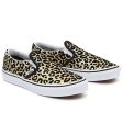 VANS JR Classic Slip-On Sneakers Flocked Leopard Black True White For Discount