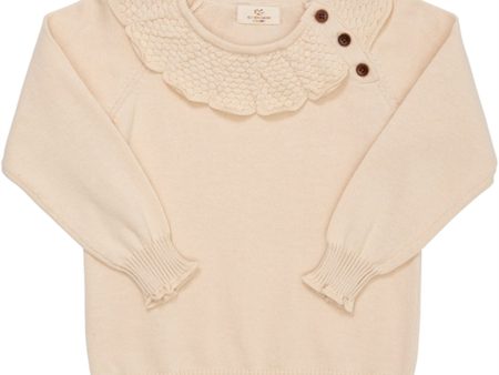 Copenhagen Colors Cream Strik Margueritte Bluse Supply