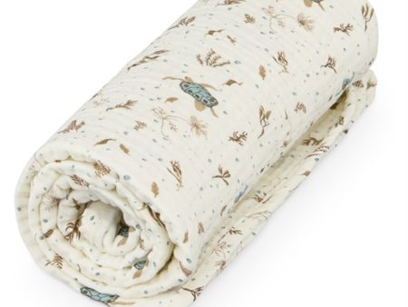 Cam Cam Copenhagen Muslin Tæppe Sea Garden For Discount