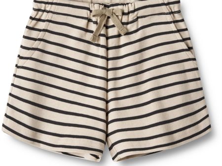 Wheat Navy Stripe Jersey Shorts Kalle Online Hot Sale