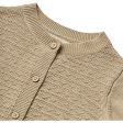 Wheat Grey Sand Strik Cardigan Bjørn Online Hot Sale