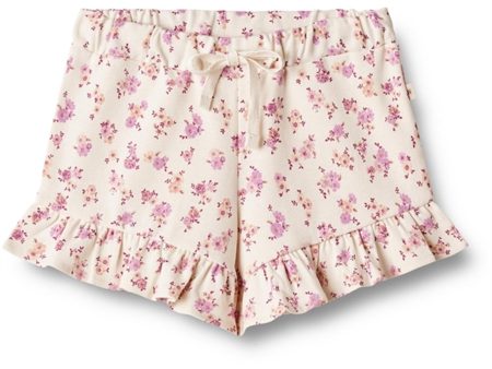 Wheat Shell Flowers Jersey Shorts Deva Discount