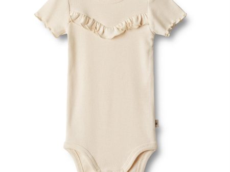 Wheat Cream Rib Body Ruffle Edith Supply