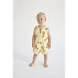 Bobo Choses Baby Acoustic Guitar All Over Woven Playsuit Sleeveless Light Yellow on Sale