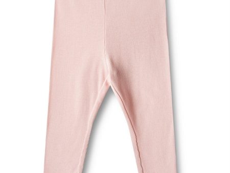 Wheat Rose Ballet Rib Leggings Maddy For Cheap