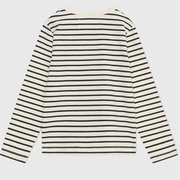 Wood Wood Off-White Black Stripes Kim Bluse Sale