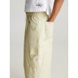 Calvin Klein Wide Leg Cargo Bukser Green Haze on Sale