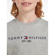 Tommy Hilfiger Essential Sweatshirt Light Grey Heather For Cheap