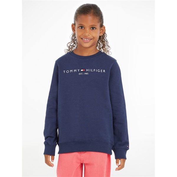 Tommy Hilfiger Essential Sweatshirt Twilight Navy Hot on Sale