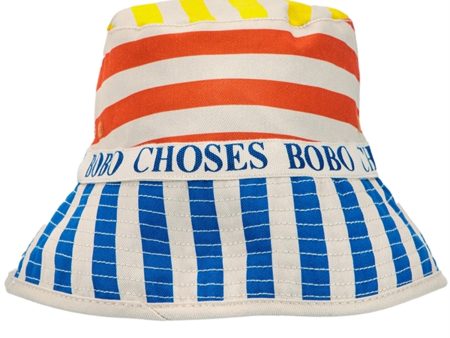 Bobo Choses Multicolor Stripes Vendbar Bøllehat Multicolor For Sale