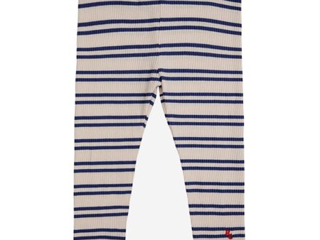 Bobo Choses Baby Blue Stripes Leggings Offwhite Online Hot Sale