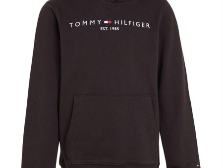 Tommy Hilfiger Essential Hoodie Black For Cheap