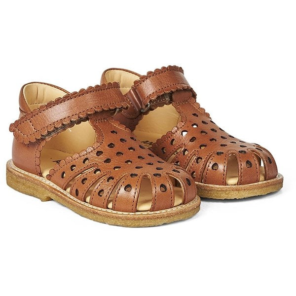 Angulus Begyndersandal M. Velcrolukning Cognac Online