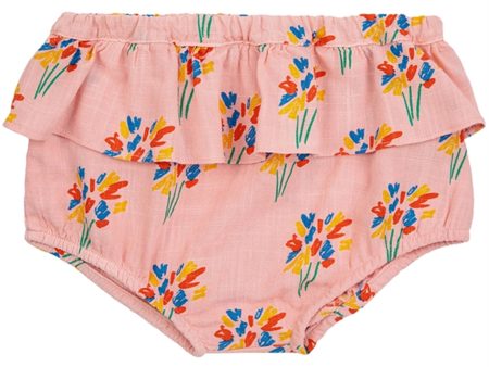 Bobo Choses Baby Fireworks All Over Ruffle Woven Bloomer Pink Hot on Sale