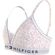 Tommy Hilfiger Vatteret Trekants-BH Printed Floral Whimsy Pink Sale