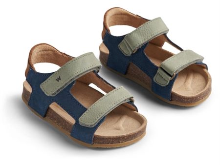 Wheat Sandal Cork Open Toe Corey Blue Hot on Sale