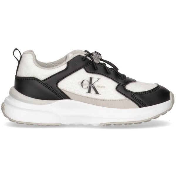 Calvin Klein Low Cut Lace-up Sneaker Black White Online Sale