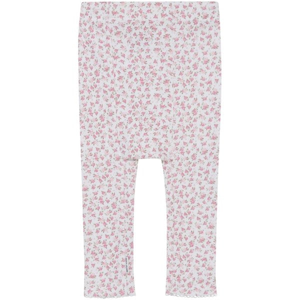 Hust & Claire Baby White Lerija Leggings Cheap