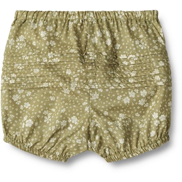 Wheat Green Flowers Nappy Bloomers Clarissa Online now