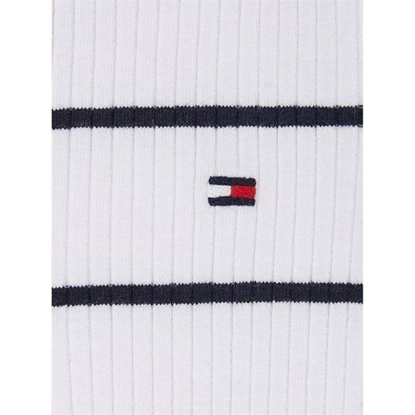 Tommy Hilfiger Baby Striped Rib Body White   Desert Sky Stripe Supply