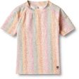 Wheat Rainbow Flowers Bade T-shirt Jackie For Cheap