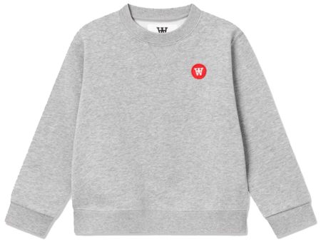 Wood Wood Grey Melange Rod Sweatshirt Online now