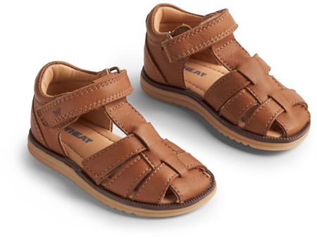 Wheat Sandal Closed Toe Sky Cognac on Sale