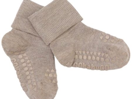 GObabyGO Bamboo Strømper Antislip Sand Online Sale