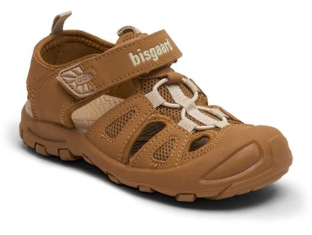 Bisgaard Parker Velcro Sandal Brown Hot on Sale