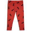 Bobo Choses Baby Ant All Over Leggings Burgundy Red For Discount