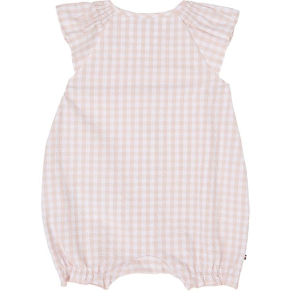 Tommy Hilfiger Baby Ruffle Gingham Sommerdragt White   Pink Check Discount