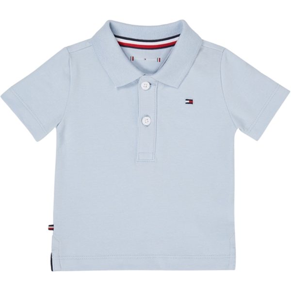 Tommy Hilfiger Baby Flag Polo T-Shirt Breezy Blue Supply