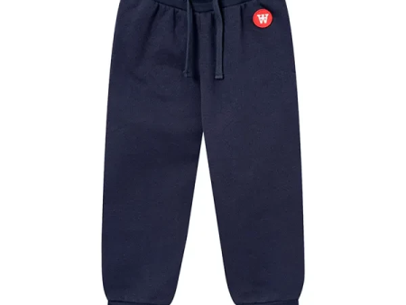 Wood Wood Navy Ran Sweatpants Hot on Sale