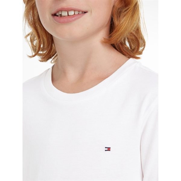 Tommy Hilfiger Boys Basic CN Bluse Bright White Discount