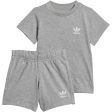 adidas Originals Grey Shorts Tee Sæt Sale