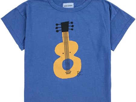 Bobo Choses Acoustic Guitar T-Shirt Navy Blue Online