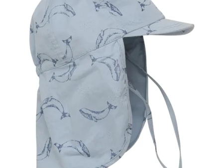 En Fant Solhat Med Stropper Dusty Blue on Sale