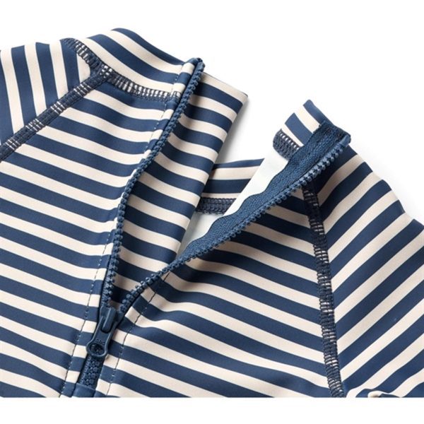 Wheat Indigo Stripe Badeheldragt Cas Supply