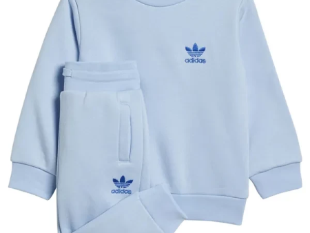 adidas Originals Light Blue Sweatsæt Hot on Sale