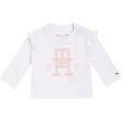 Tommy Hilfiger Baby Monogram Bluse White For Sale