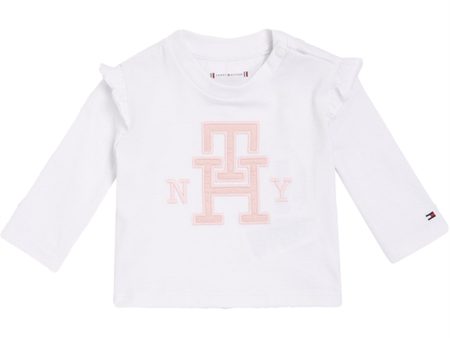 Tommy Hilfiger Baby Monogram Bluse White For Sale