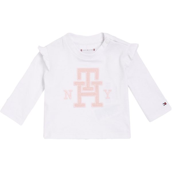 Tommy Hilfiger Baby Monogram Bluse White For Sale