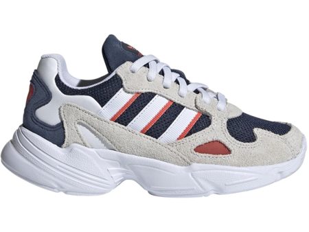 adidas Originals FALCON EL C Sneakers Cloud White   Night Indigo   Red Hot on Sale